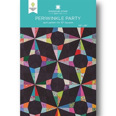 Patchwork Mønster - Periwinkle Party Quilt