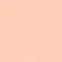 Ensfarvet patchworkstof - Kona Ice Peach #1176