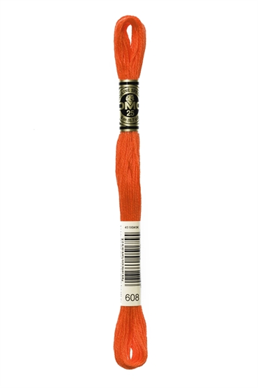 Dmc Garn # 608 Orange