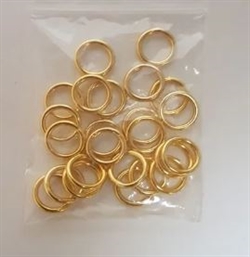 Messing Gardinringe 24stk