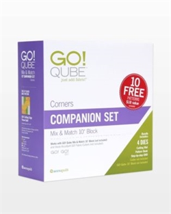 Accuquilt Skabeloner - Go! Qube 10" Block Companion Set - Corners 55798