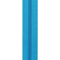 Spirallynlås 6mm Turkis (25 cm) 