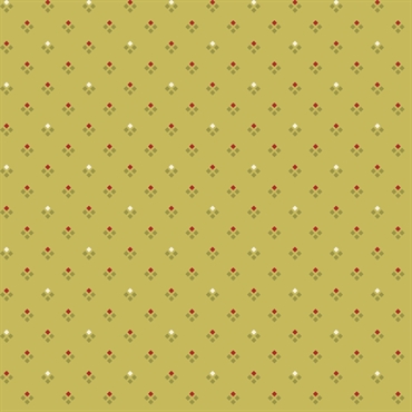 EQP Patchworkstof - Argyle - Chartreuse