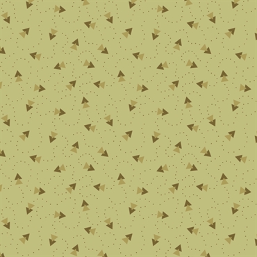 EQP Patchworkstof - Paper airplanes - Light Olive