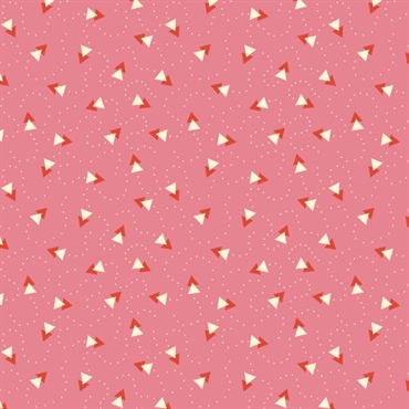 EQP Patchworkstof - Paper airplanes - Bubblegum