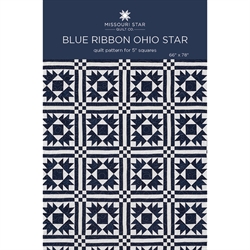 Patchwork Mønster - Blue ribbon Ohio star
