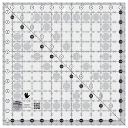Patchworklineal - Venstrehåndet Kvadratisk 12½ Inch