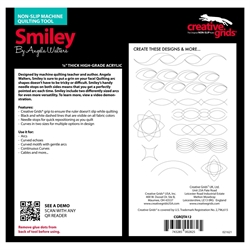 Smiley creative grids maskinquilte lineal