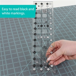 Creative Grids Non-slip Ruler 3½" x 12½"