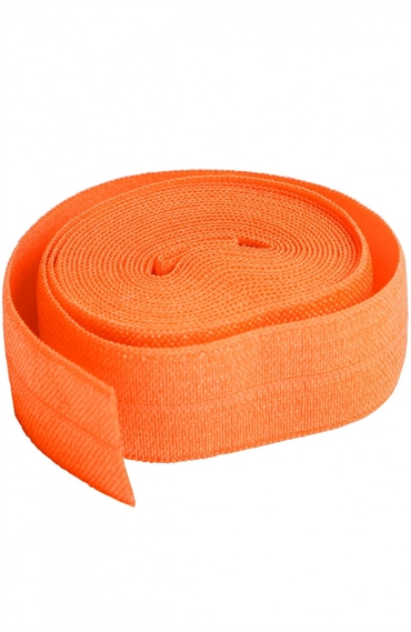 Fold-over Elastik fra ByAnnie 3/4 inch bred - Pumpkin