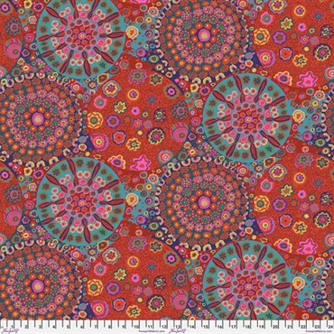 Kaffe Fassett Patchworkstof - Millefiore - Red