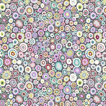 Kaffe Fassett Patchworkstof - Paperweight - Grey