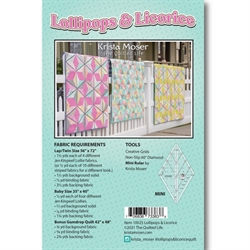 Lollipops & Licorice quilt bagside