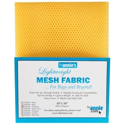 gult net mesh stof til tasker