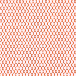 orange mesh stof