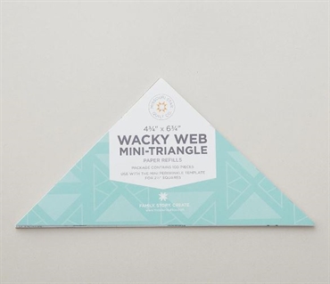 Mini Periwinkle Wacky Web Papir