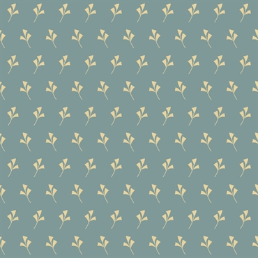 EQP Patchworkstof - Ginko - Sky