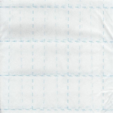 Bosal quilters grid med lim - 2½ inch tern