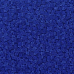 Tone-i-tone basisstof - Overlapping Squares - Blueberry