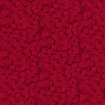Tone-i-tone basisstof - Overlapping Squares - Wild Strawberry