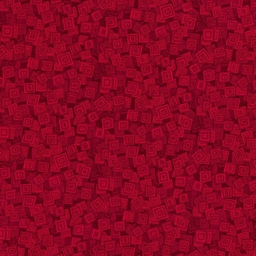 Tone-i-tone basisstof - Overlapping Squares - Wild Strawberry