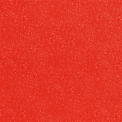 Tone-i-tone basisstof - Random Dots - Deep Coral