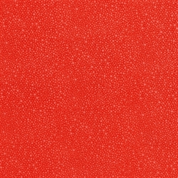 Tone-i-tone basisstof - Random Dots - Deep Coral