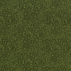 Tone-i-tone basisstof - Random Dots - Olive