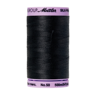 Silk Finish cotton 50 - 500m - Sort