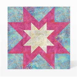 Accuquilt Rising Star  55541 eksempel
