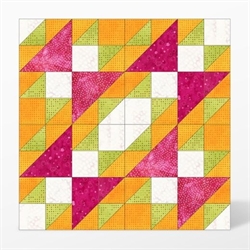 accuquilt Half Square 2" 55063 eksempel