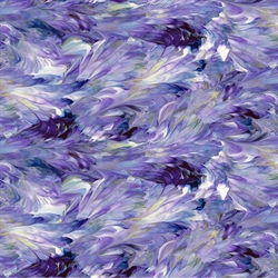 Bagside Patchworkstof - Fluidity - Purple