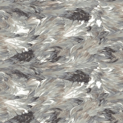 Bagside Patchworkstof - Fluidity - Grey