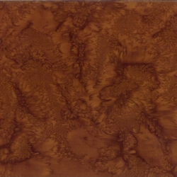 Batikstof - Ensfarvet Meleret - Havana