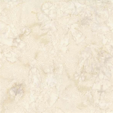 Batikstof - Ensfarvet meleret - Papyrus