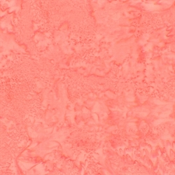 Batikstof - Ensfarvet Meleret - Apricot