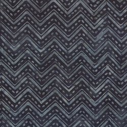 sort batikstof med gråt zigzag mønster