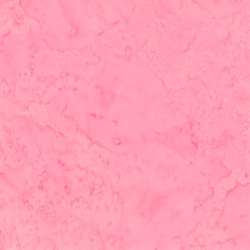 Batikstof - Ensfarvet Meleret - Hibiscus