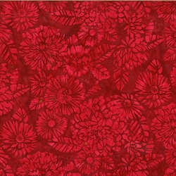 Batikstof - Lovestitch - Red velvet