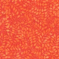 Batikstof - Mandarin vines