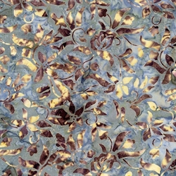 Batikstof - Simple abstract floral