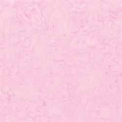 Batikstof - Ensfarvet Meleret - Tea rose