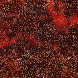 Batikstof - Dot - Paprika