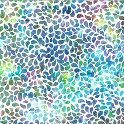 Batikstof - Dråbe - Light bright