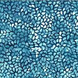 Batikstof - Dråbe - Wade