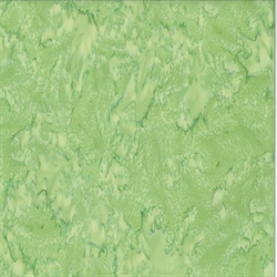 Batikstof - Ensfarvet Meleret - Parsley