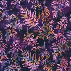 Batikstof - Huckleberry - Marsala