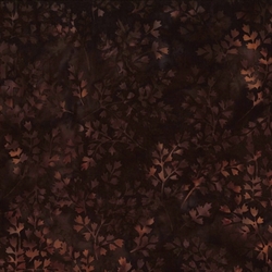 Batikstof - Twig - Deep earth