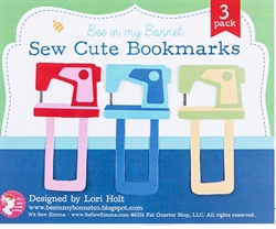 Sew Cute symaskine bogmærker af Lori Holt