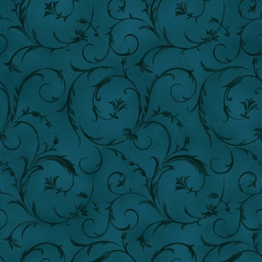 blåt bagside stof med mønster